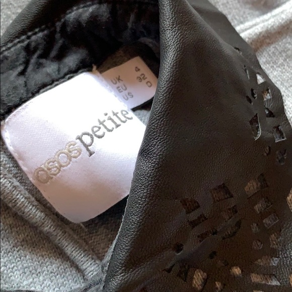 ASOS vegan leather collar sweater - Picture 7 of 7